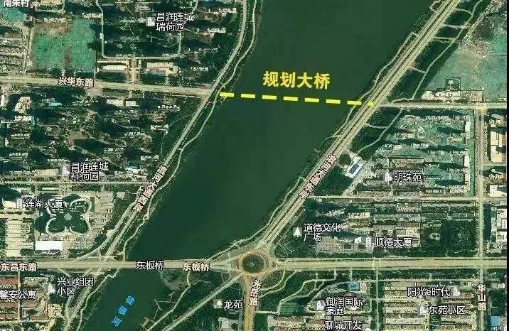 總投資約2.43億元！聊城興華路徒駭河橋進入初步設計階段
